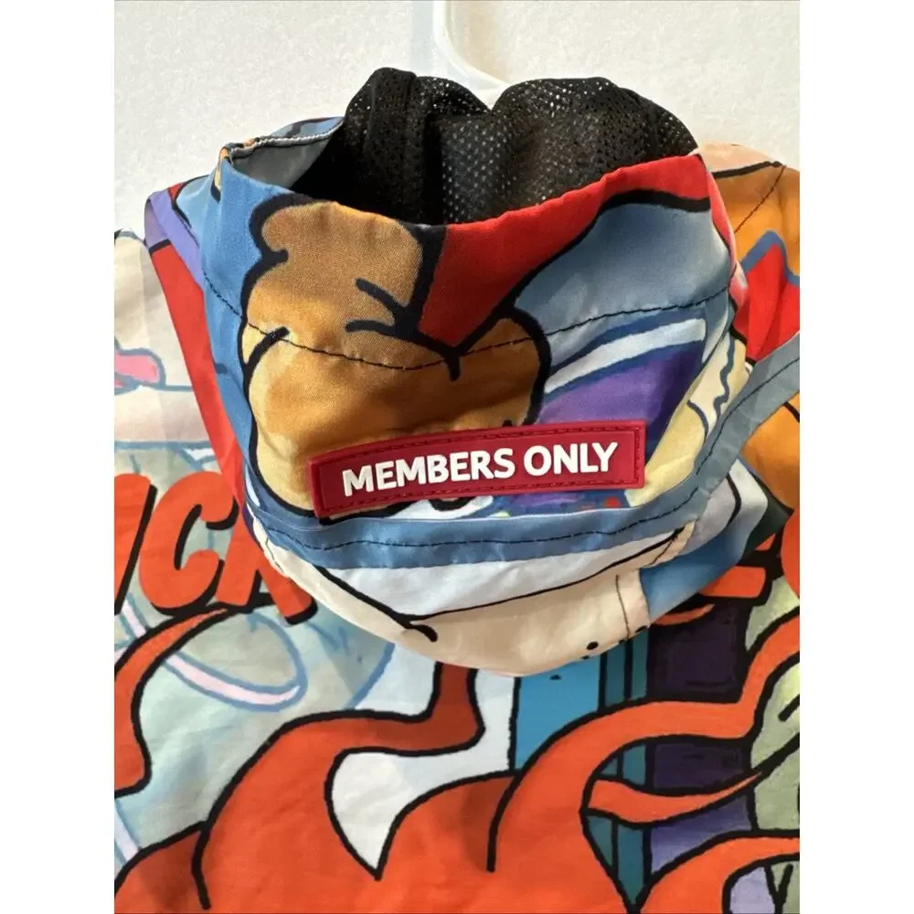 Members Only Nickelodeon Rugrats Windbreaker‎ Jacket Men’s Size L